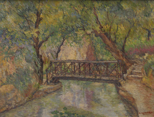 Bridge at Rodini (Rhodes), 1951