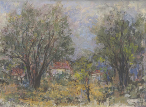 Spring in the manor, 1956